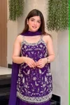 KF 312 Kalaai Chinon Embroidery Sharara Suits
